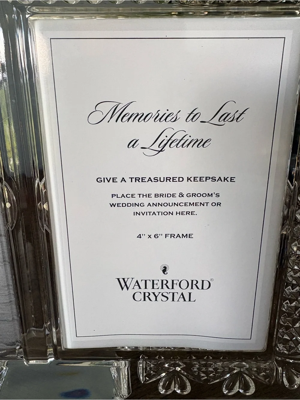 Waterford crystal double